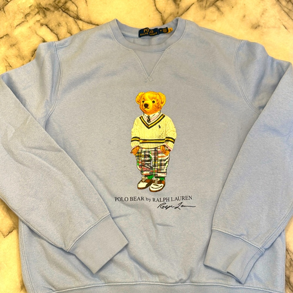 Polo by Ralph Lauren Bear Sweatshirt Size Medium